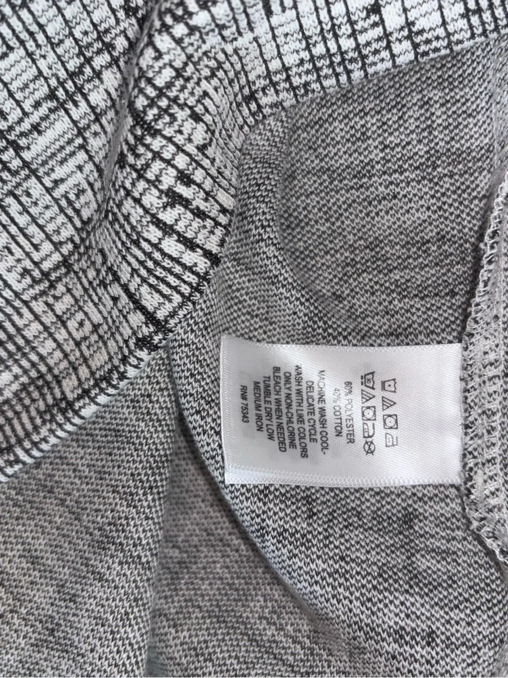 Nicole Miller Black & White Tweed Sheath Dress Size XL NWT